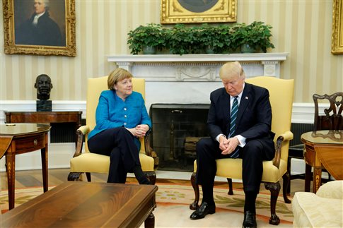Merkel, Trump