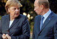 Merkel, Putin