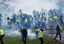 «Κίτρινα Γιλέκα»: Σήμερα ο «πέμπτος γύρος» των κινητοποιήσεων στο Παρίσι κίτρινα