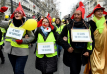 Πρωτότυπο μέσα στο πρωτότυπο κίνημα: Γυναίκες πήραν σκυτάλη στα «κίτρινα γιλέκα» γυναίκες