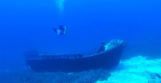 Αλόννησος: Υποθαλάσσιο μουσείο για καταδύσεις το ναυάγιο της Περιστέρας