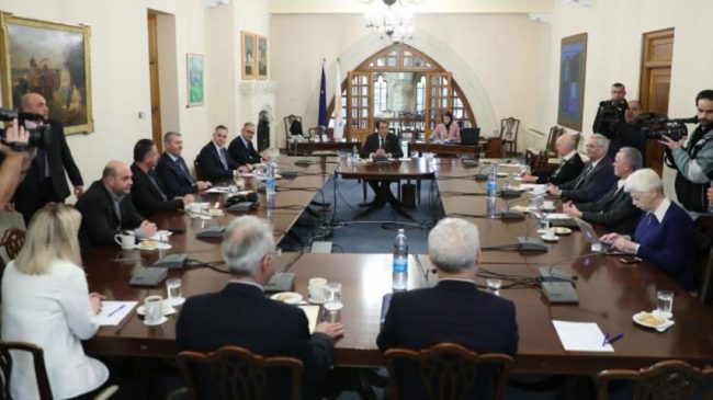 Τα μηνύματα των πολιτικών αρχηγών της Κύπρου μετά το Εθνικό Συμβούλιο Τα μηνύματα των πολιτικών αρχηγών της Κύπρου μετά το Εθνικό Συμβούλιο