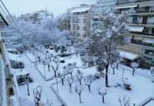 Μήδεια: Πρωτοφανής χιονόπτωση