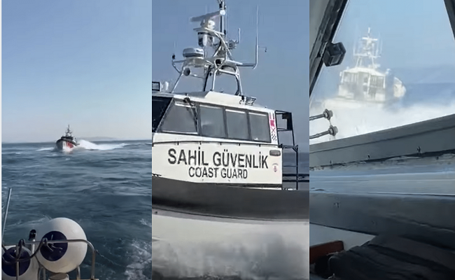 Τουρκική ακταιωρός παρενόχλησε σκάφος