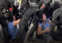 Δυνάμεις ασφαλείας ξυλοκοπούν γυναίκα