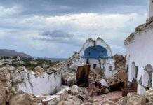 Κατέρρευσε εκκλησάκι στη Σητεία