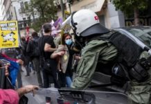 Επίθεση των ΜΑΤ με χημικά σε αντιφασιστική