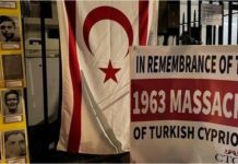 Πρόκληση στο Λονδίνο-Κρέμασαν σημαία