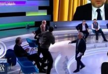 Γροθιές στον τηλεοπτικό αέρα