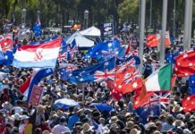 Tεράστια συγκέντρωση στην Αυστραλία