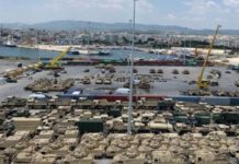 Συνεχής μεταφορά Νατοϊκού εξοπλισμού από Αλεξ/λη
