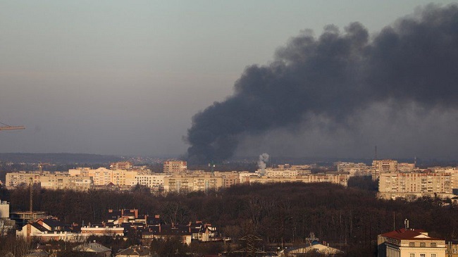 Δυτική Ουκρανία: Μπαράζ εκρήξεων