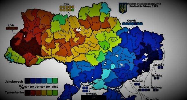 Μόσχα-Χάρτης με τις περιοχές