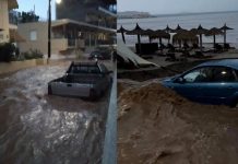 Κακοκαιρία στη Θάσο