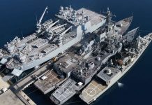 Φρεγάτα «ΛΗΜΝΟΣ» δίπλα σε τουρκική