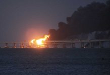 Έκρηξη στην γέφυρα Κριμαίας