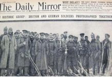 Η «ανταρσία της ανακωχής»-Τα Χριστούγεννα του 1914 Βρετανοί και Γερμανοί-στρατιώτες γιόρτασαν μαζί