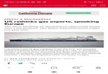Οι ΗΠΑ επανεξετάζουν τις εξαγωγές φυσικού αερίου, τρομάζοντας την Ευρώπη