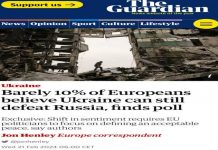 Έρευνα της ευρωπαϊκής κοινής γνώμης-“Χάσατε! -Πιέστε το Κίεβο να διαπραγματευτεί παράδοση!”