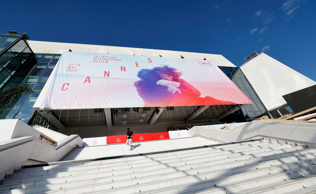 Preparations for the 78th Cannes Film Festival