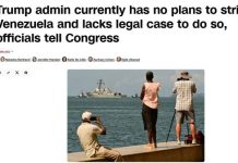 Κυβέρνηση Τραμπ-Ενημέρωσε τους νομοθέτες ότι οι ΗΠΑ δεν σχεδιάζουν επί του παρόντος να επιτεθούν σε έδαφος της Βενεζουέλας