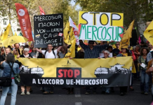 Ξεσηκωμός στην Ευρώπη ενάντια στην αγροτοκτόνα συμφωνία με την ένωση Mercosur της Ν.Αμερικής