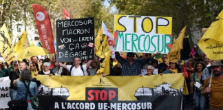 Ξεσηκωμός στην Ευρώπη ενάντια στην αγροτοκτόνα συμφωνία με την ένωση Mercosur της Ν.Αμερικής