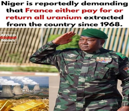 Νίγηρας: Απαιτεί από τη Γαλλία επιστροφή είτε αποζημίωση για το ουράνιο που εξορύσσεται στον Νίγηρα από το 1968!