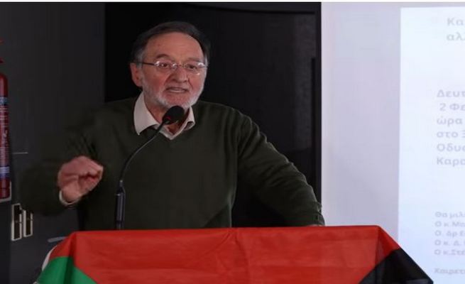 Η ομιλία του Παν.Λαφαζάνη (ΔΗ.Κ.Ε.Α.) στην εκδήλωση αλληλεγγύης στο Ιράν ενάντια στην Αμερικανική επέμβαση