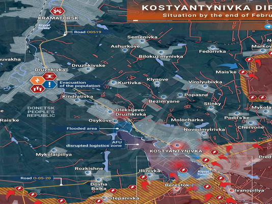 Οι Ρώσοι κατέλαβαν τον θύλακα του Σεβέρσκ-Πλέον «βλέπουν» Σλαβιάνσκ-Κραματόρσκ