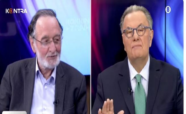 Λαφαζάνης στον Παν. Παναγιωτόπουλο (kontra-tv)-Απάντηση για πορτρέτο Α. Χαμενεΐ