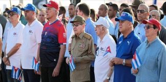 Η ανάρτηση για την Πρωτομαγιάτου Miguel Diaz Canel Bermudez, Προέδρου της Κούβας και Γραμματέα του Κ.Κ. Κούβας:
