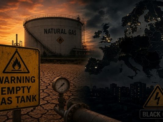 Ενεργειακός όλεθρος στην Ευρώπη – Άδειες οι δεξαμενές φυσικού αερίου, κινδυνεύει με black out μέσα στο καλοκαίρι