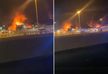 Βίντεο: Η Sheikh Isa Air Base και το αρχηγείο του 5ου Στόλου των ΗΠΑ στις φλόγες μετά την πρόσφατη ιρανική επίθεση