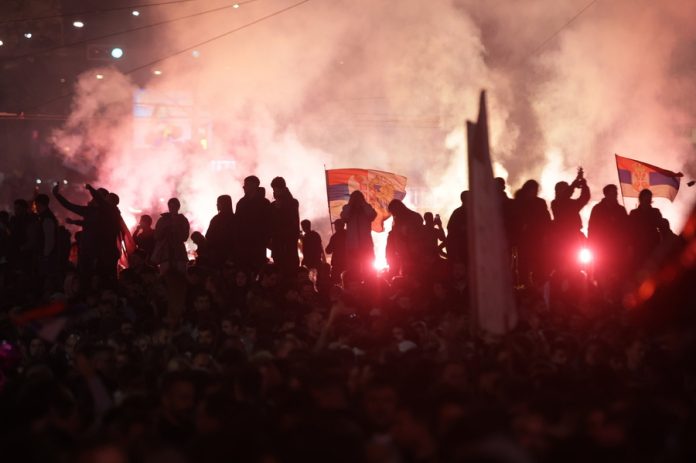 Early results of the Serbian parliamentary election