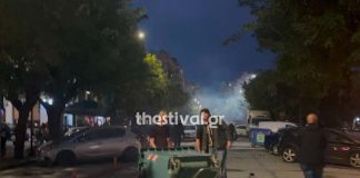 Σε αναβρασμό η Θεσσαλονίκη για την ομιλία Κασιδιάρη: Νέα επεισόδια μετά την αντιφασιστική συγκέντρωση