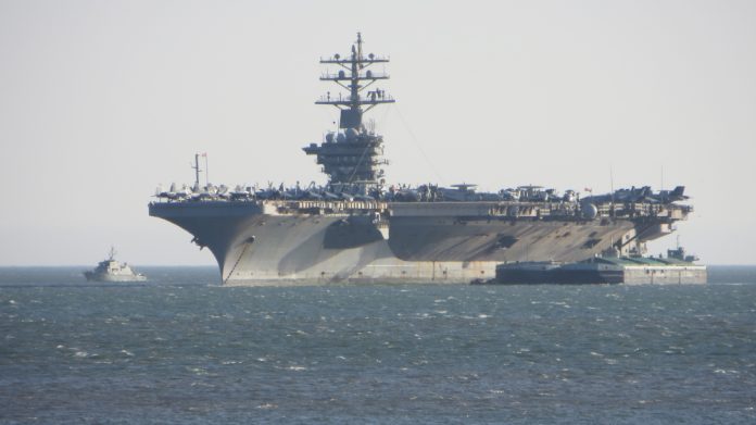 Lisbon,/,Portugal,-,June,22,,2013:,Uss,Dwight,D.